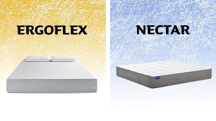 ergoflex vs nectar mattress comparision