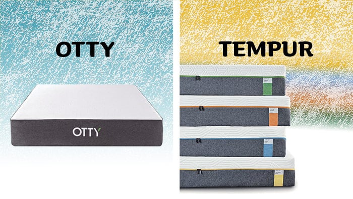 tempur vs OTTY mattress review UK