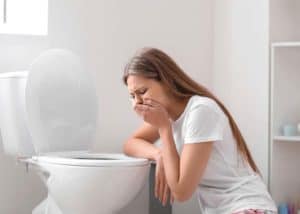 being sick - cleaning vomit from mattress